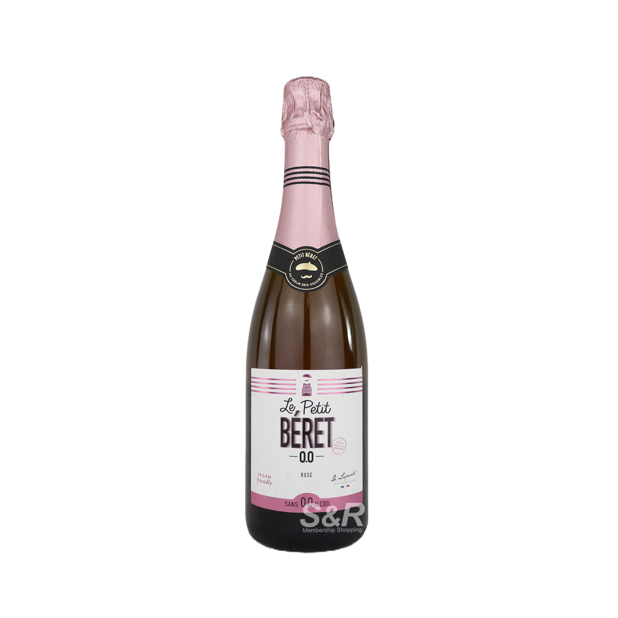 Le Petit Beret Rose Non-Alcoholic Sparkling Wine 750mL Le Petit Beret Rose Non-Alcoholic Sparkling Wine 750mL